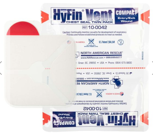 HYFIN Vent Compact Chest Seal Twin Pack