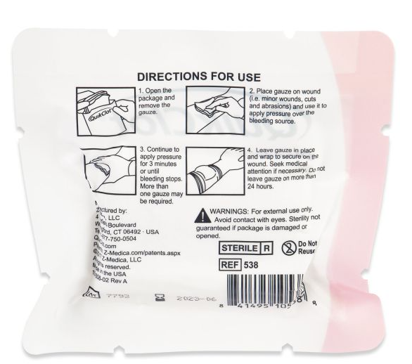QuikClot Bleeding Control Dressings